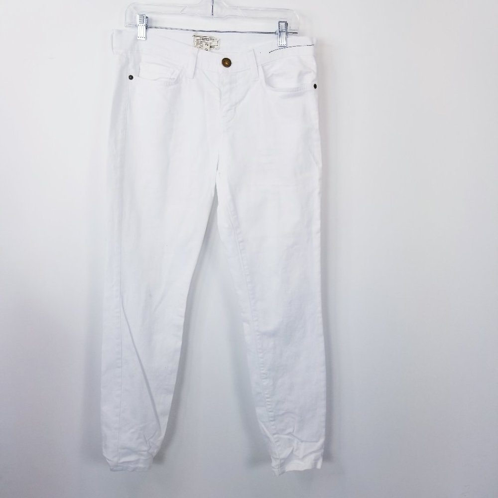 Current Elliott 29 The Stilletto White Denim Pants